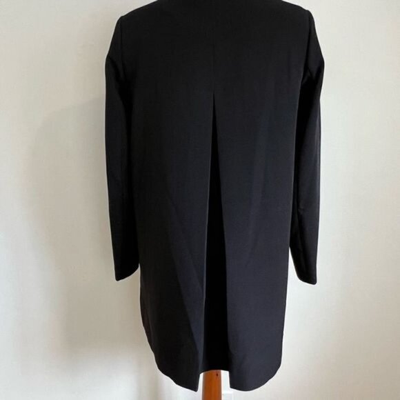 H&M Workwear Women’s Size 6 Black Full Zip Jacket Coat Professional Chic - Picture 4 of 12